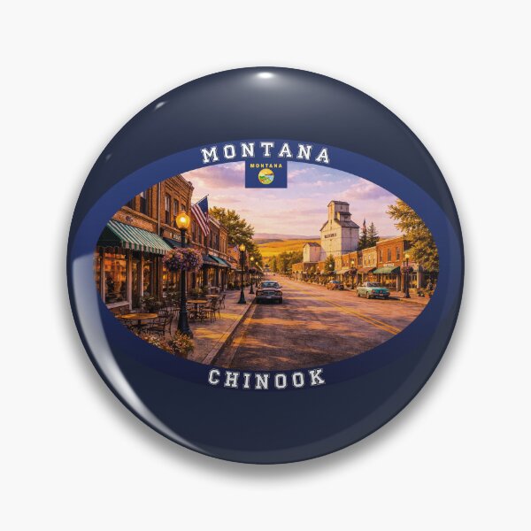 Item preview, Chinook Montana Travel designed and sold by Thistle-TShop.