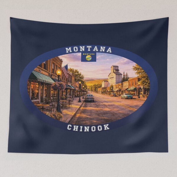 Item preview, Chinook Montana Travel designed and sold by Thistle-TShop.