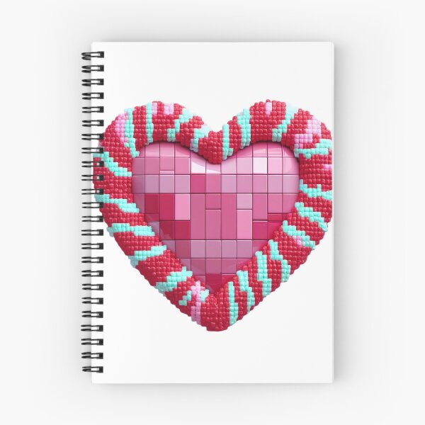 Item preview, 2D Pixel Candy Heart Icon Valentine Day Flat Sprite Sweet Love Symbol designed and sold by BankMano.