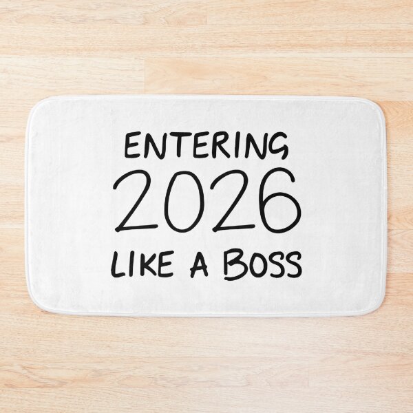 Item preview, Entering 2026 Like a Boss New Year Typography designed and sold by DavidTeeStudio.
