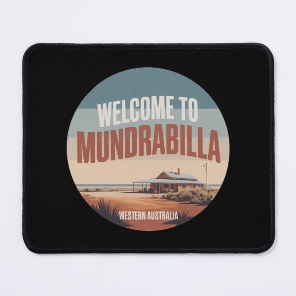 Item preview, Mundrabilla — Nullarbor Roadhouse Vintage Travel Sticker designed and sold by Random Designs.