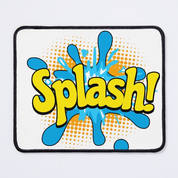 Item preview, Bold comic design with the word "SPLASH!" and dynamic color explosion in pop art style. designed and sold by New Vision by ToMz.