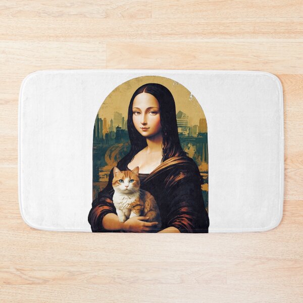 Item preview, Mona Lisa and Her Feline Muse designed and sold by NEKKI Originals.