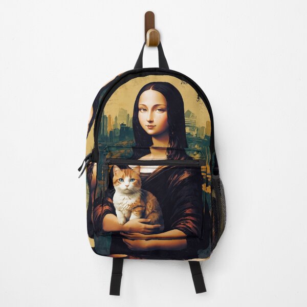 Item preview, Mona Lisa and Her Feline Muse designed and sold by NEKKI Originals.