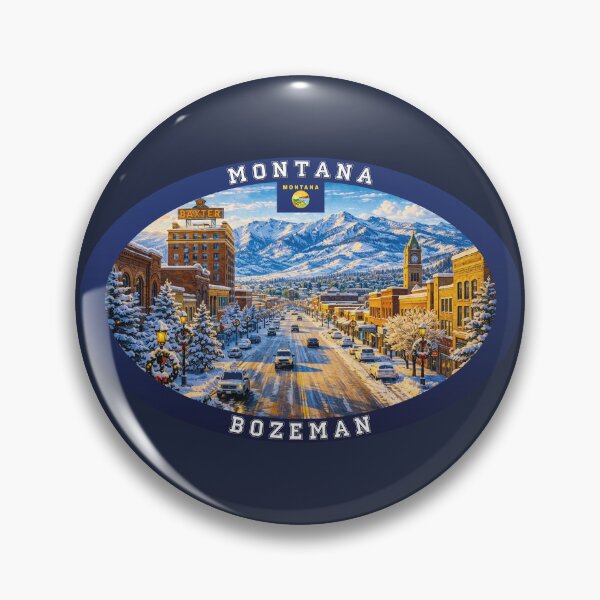 Item preview, Bozeman Montana Travel designed and sold by Thistle-TShop.