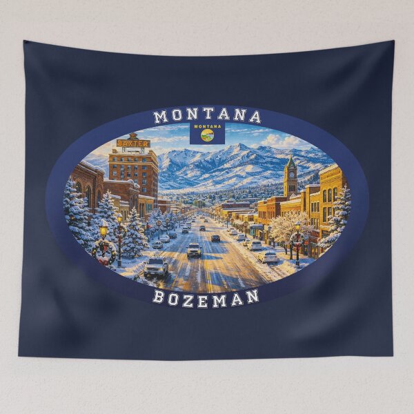 Item preview, Bozeman Montana Travel designed and sold by Thistle-TShop.