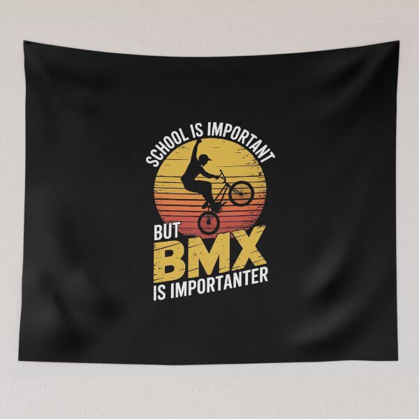 Item preview, School Is Important But BMX Is Importanter BMX Bicycle designed and sold by FaithAbbott.