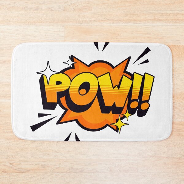 Item preview, Explosive comic design with the word "POW!" in bold colors and classic pop art style. designed and sold by New Vision by ToMz.
