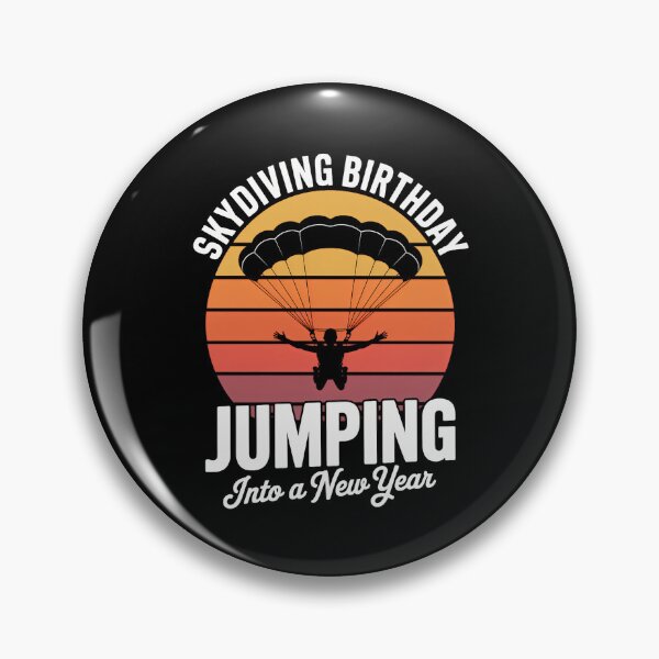 Item preview, Skydiver Skydiving Birthday Parachuting Black designed and sold by FaithAbbott.