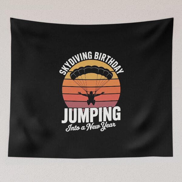 Item preview, Skydiver Skydiving Birthday Parachuting Black designed and sold by FaithAbbott.