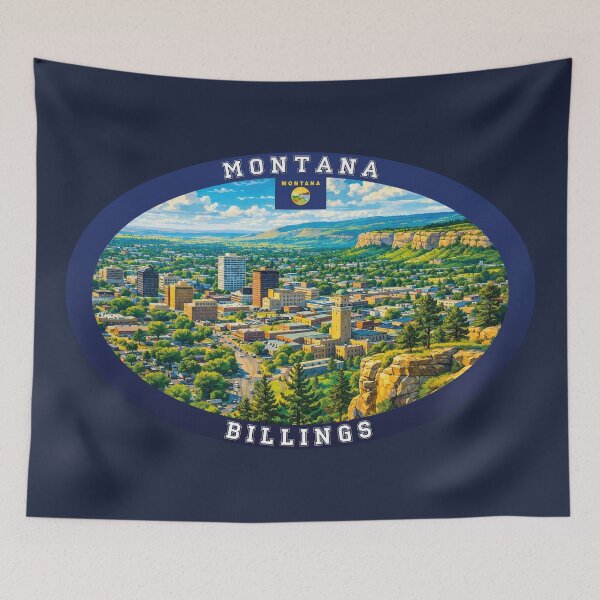 Item preview, Billings Montana Travel designed and sold by Thistle-TShop.
