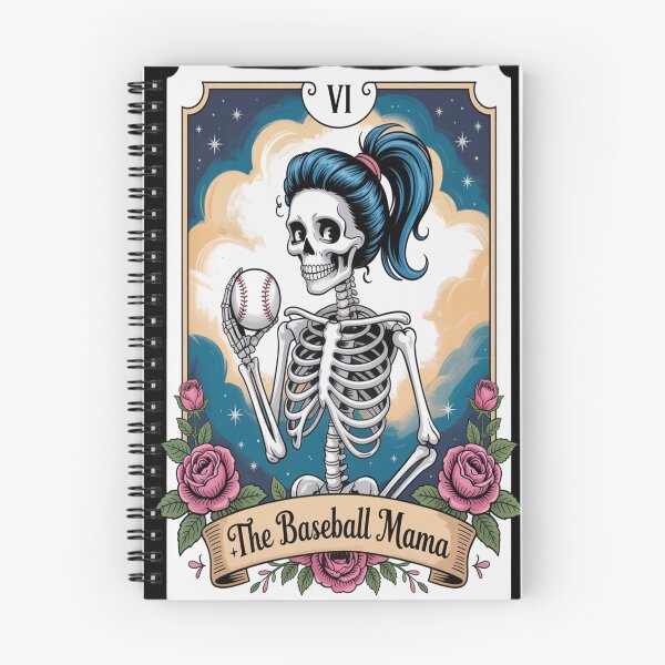 Artikelvorschau, Baseball Mama Tarotkarte Skelett Baseball Mama Muttertag entworfen und verkauft von orlodrake.