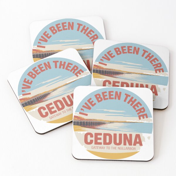 Item preview, Welcome to Ceduna — Gateway to the Nullarbor Vintage Travel Sticker designed and sold by Random Designs.