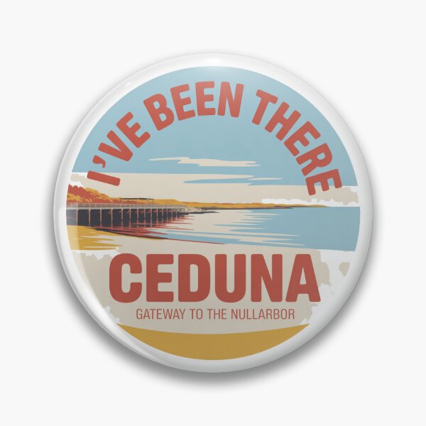 Item preview, Welcome to Ceduna — Gateway to the Nullarbor Vintage Travel Sticker designed and sold by Random Designs.