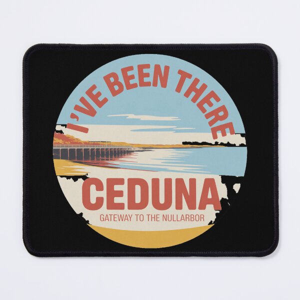 Item preview, Welcome to Ceduna — Gateway to the Nullarbor Vintage Travel Sticker designed and sold by Random Designs.