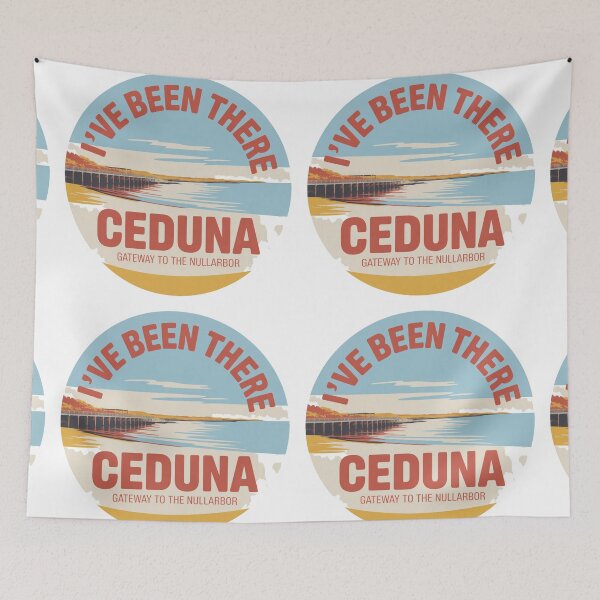Item preview, Welcome to Ceduna — Gateway to the Nullarbor Vintage Travel Sticker designed and sold by Random Designs.