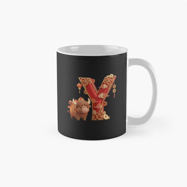 Item preview, Prosperous Ox Beside Letter Y – Lunar New Year Charm designed and sold by kunsuriyapaisan Paranee.