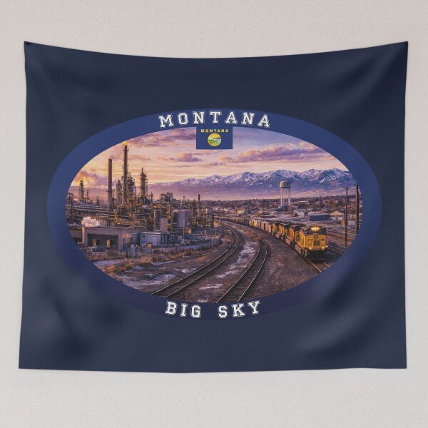 Item preview, Big Sky Montana Travel designed and sold by Thistle-TShop.