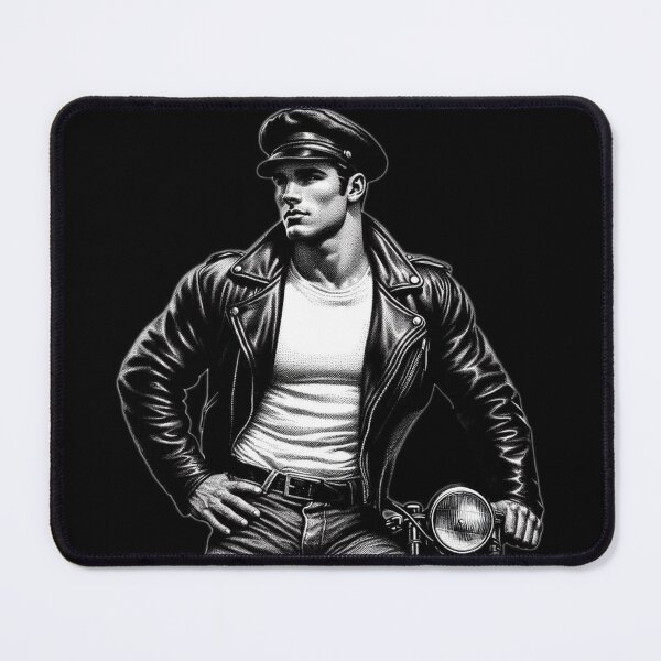 Item preview, Vintage San Francisco Gay Leather Biker Graphic Design designed and sold by ItsAKinkThing.