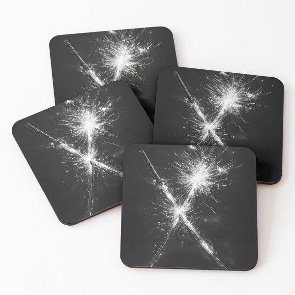 Item preview, Eternal Duel | Clashing Swords with Ethereal Sparks Art designed and sold by FlowNestStudio.