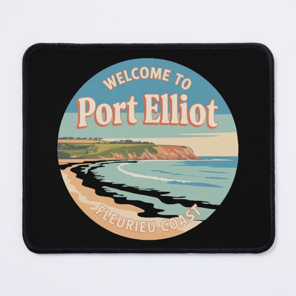 Item preview, Welcome to Port Elliot — Fleurieu Coast Vintage Travel Sticker designed and sold by Random Designs.