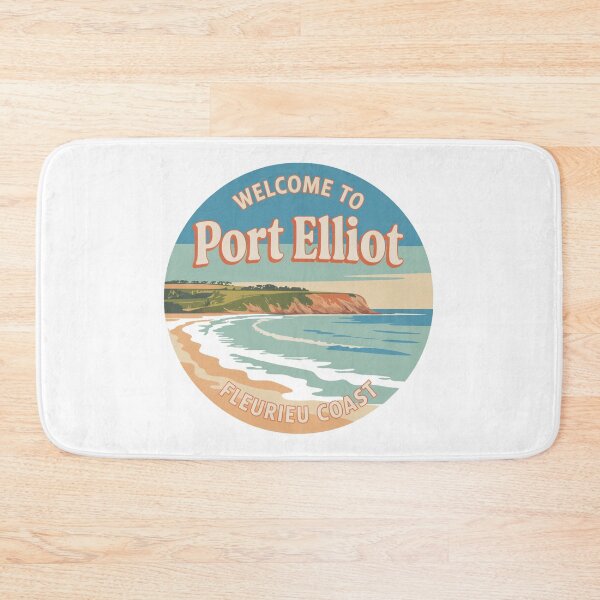 Item preview, Welcome to Port Elliot — Fleurieu Coast Vintage Travel Sticker designed and sold by Random Designs.