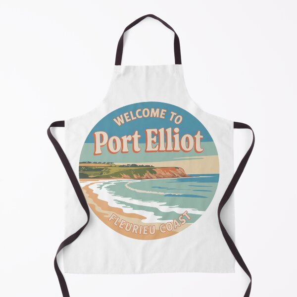 Artikelvorschau, Willkommen in Port Elliot – Vintage-Reiseaufkleber der Fleurieu-Küste entworfen und verkauft von Random Designs.