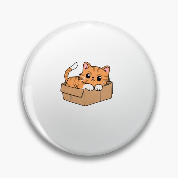 Item preview, Orange Kitty in Box designed and sold by AshFour55.