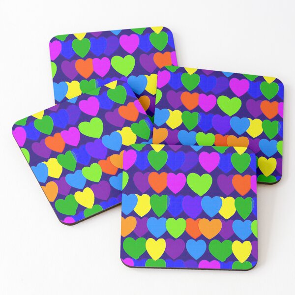Item preview, Colorful And Romantic Pattern Full Of Flowers Hearts designed and sold by Piotrek0001.