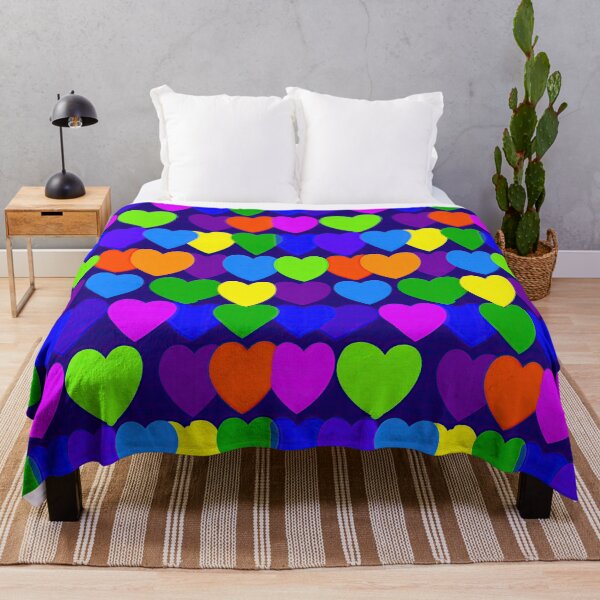 Item preview, Colorful And Romantic Pattern Full Of Flowers Hearts designed and sold by Piotrek0001.