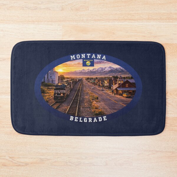 Item preview, Belgrade Montana Travel designed and sold by Thistle-TShop.