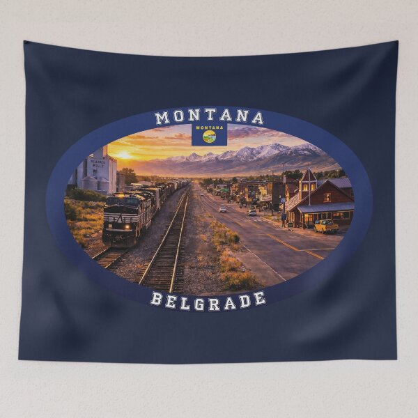 Item preview, Belgrade Montana Travel designed and sold by Thistle-TShop.