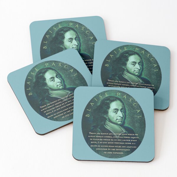Item preview, Blaise Pascal quote: There are hardly any truths upon which we always remain agreed, and still fewer objects of pleasure which we do not change every hour, designed and sold by artbleed.