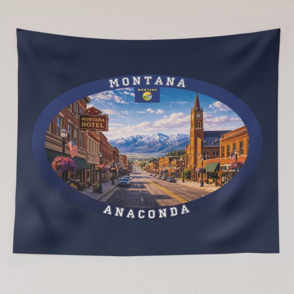Item preview, Anaconda Montana Travel designed and sold by Thistle-TShop.