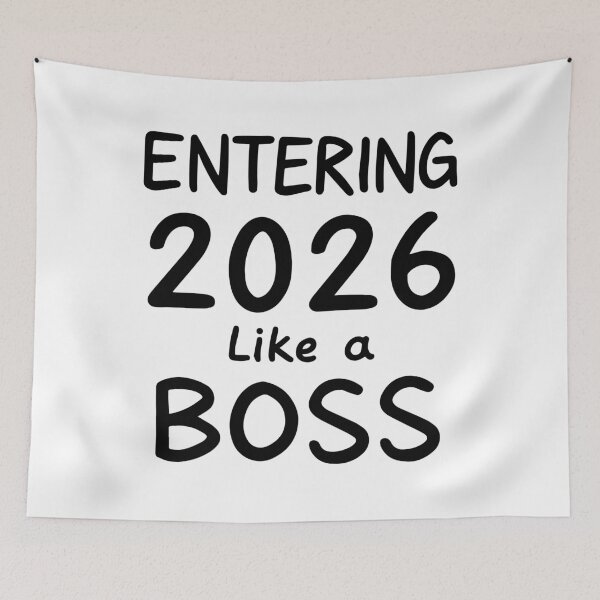 Item preview, Entering 2026 Like a Boss New Year 2026 designed and sold by DavidTeeStudio.