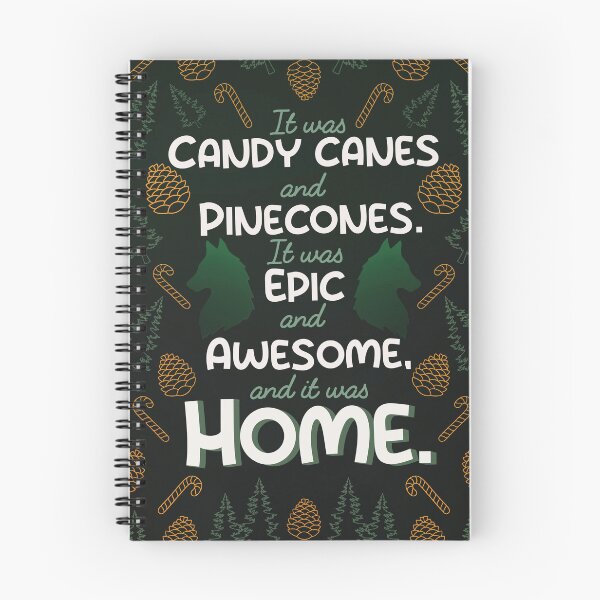 Item preview, candy canes pinecones epic and awesome and home | Wolfsong designed and sold by karmaincommand.