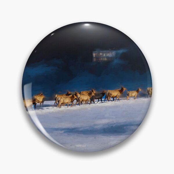 Item preview, Elk Herd at Dawn Aspen Colorado designed and sold by Wayne King.