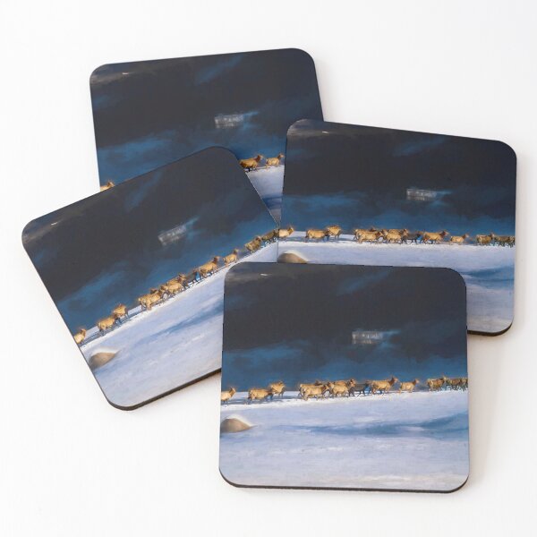 Item preview, Elk Herd at Dawn Aspen Colorado designed and sold by Wayne King.