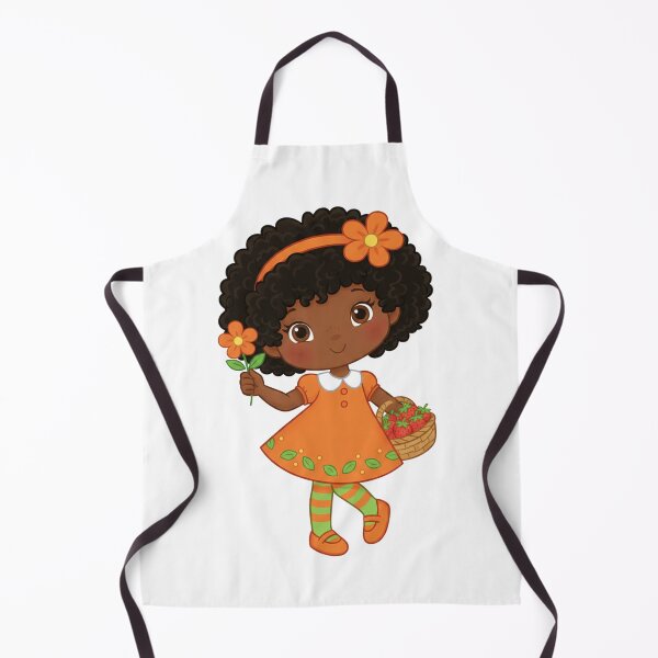 Item preview, Orange Blossom Girl With Strawberry Basket designed and sold by GenzShoppingHub.