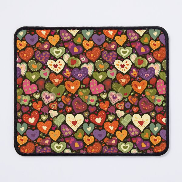 Item preview, Vintage Style Hearts Pattern In Brown And Green designed and sold by Piotrek0001.