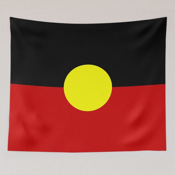 Item preview, Australian Aboriginal flag designed and sold by rheyes.