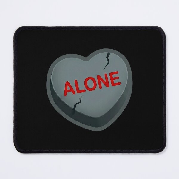 Item preview, Anti Valentine Stone Heart Alone Broken Love designed and sold by oynipshop.