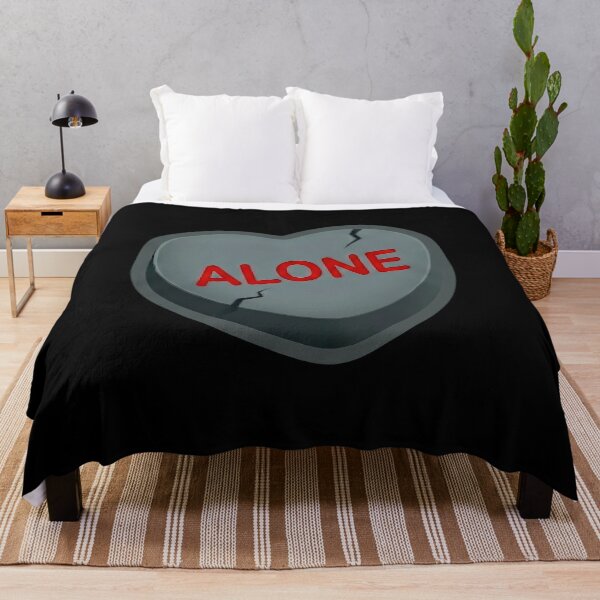 Item preview, Anti Valentine Stone Heart Alone Broken Love designed and sold by oynipshop.