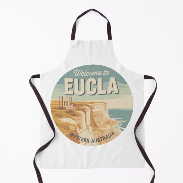 Item preview, Welcome to Eucla — Nullarbor Coast Vintage Travel Sticker designed and sold by Random Designs.
