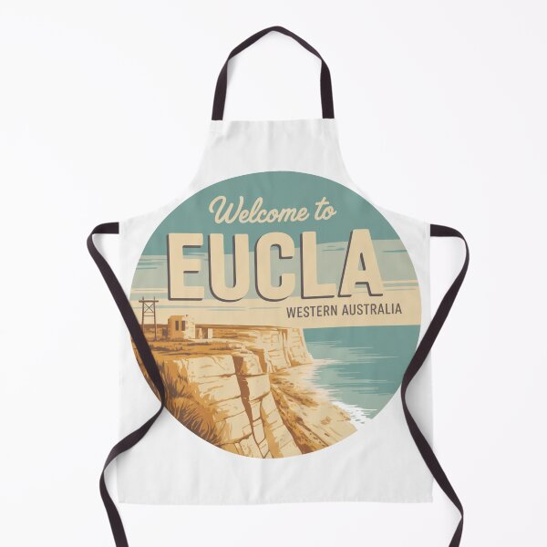 Item preview, Eucla — Nullarbor Coast Vintage Travel Sticker designed and sold by Random Designs.