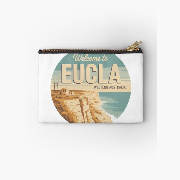 Item preview, Eucla — Nullarbor Coast Vintage Travel Sticker designed and sold by Random Designs.