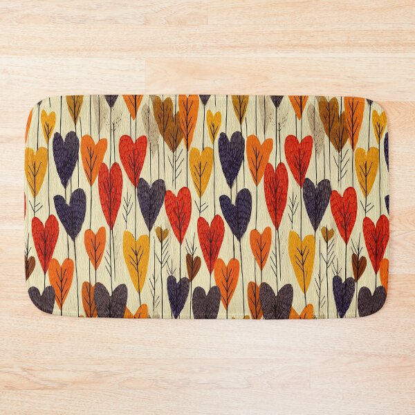 Item preview, Rustic Wooden Texture With Carved Heart Shapes Pattern designed and sold by Piotrek0001.