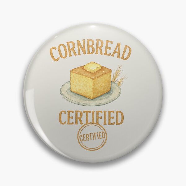 Item preview,  Cornbread Certified – Southern Food Lover Vintage Watercolor Design designed and sold by Verycutethings.
