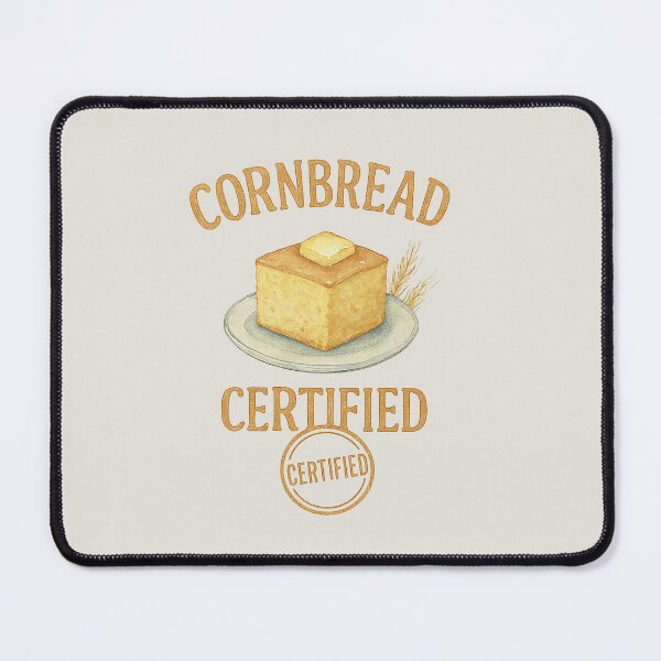 Item preview, Cornbread Certified – Southern Food Lover Vintage Watercolor Design designed and sold by Verycutethings.