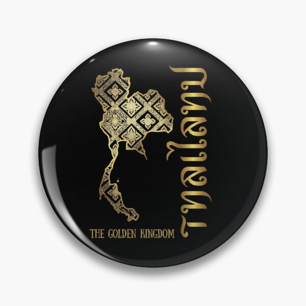 Item preview, The Golden Kingdom – Thailand Map & Temple Design designed and sold by WildBoysShop.